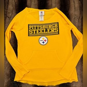 Pittsburgh Steelers NFL long sleeve girls size 10/12 shirt